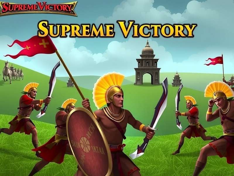 Supreme Victory gameplay screenshot showing Indian warriors in battle